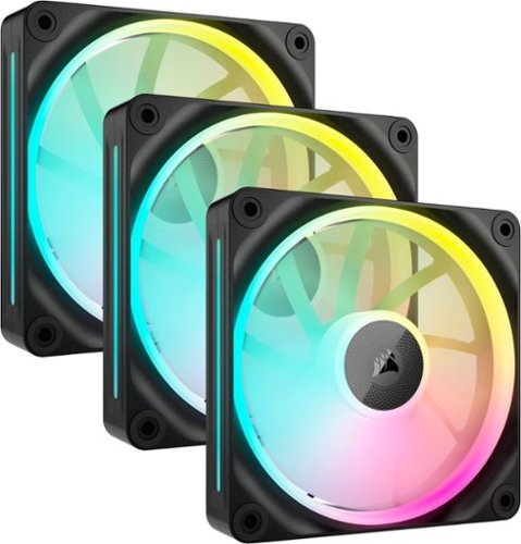 CORSAIR - CUE LINK LX120 RGB 120mm PWM Fans Starter Kit (3-pack) - Black