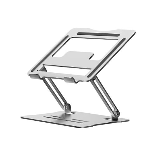 Resource Ludis - Foldable Ergonomic Laptop Riser Stand - Silver-Front_Standard 