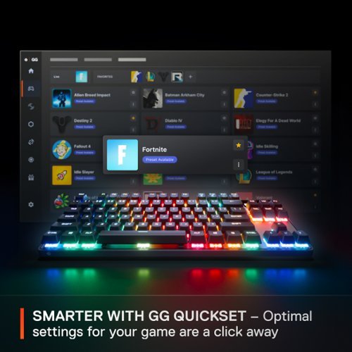 SteelSeries Apex Pro TKL Gen 3 Wireless Mechanical OmniPoint Adjustable HyperMagnetic Gaming Keyboard with Rapid Tap - Black GLOBAL SHIPPING