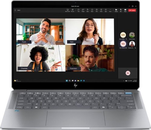 HP OmniBook Ultra - Copilot+ PC - 14 2.2K Touch-Screen Laptop - AMD Ryzen AI 9 HX 375 - 32GB Memory - 2TB SSD - Meteor Silver SHOP ONLINE