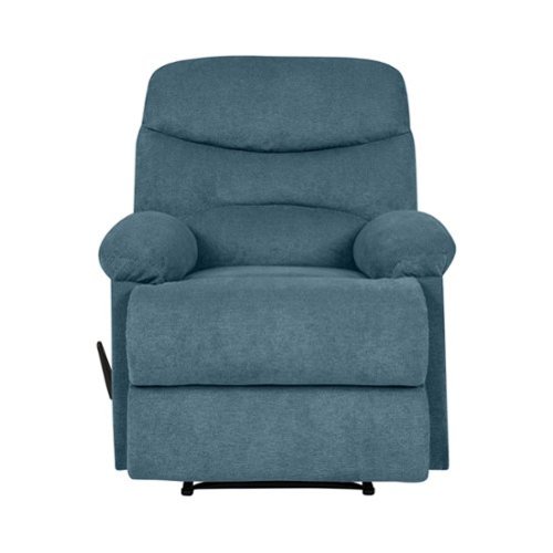 ProLounger - Sherwin Chenille Wall Hugger Recliner - Medium Blue-Front_Standard 