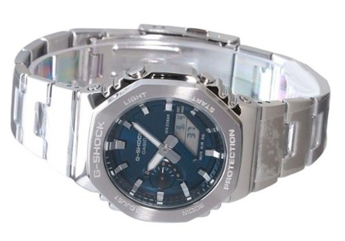 Casio G Shock G Steel Analog Digital Dial Quartz GM 2110D 2B 200M