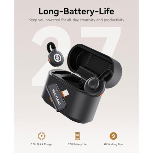HollyView Hollyland Lark M2S Wireless Microphone with USB C Plug