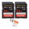 SanDisk - 64GB Extreme PRO 200MB/s SDXC UHS-I Memory Card (2-Pack) Bundle-Front_Standard