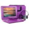 Trexonic - 15.4 Inch Portable TV+ DVD Player with Swivel TFT-LCD Screen and USB,SD,AV,HDMI Inputs - Purple-Front_Standard
