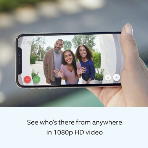 Ring Wired Doorbell Plus Smart Wi-Fi Video Doorbell - Satin Nickel WORLDWIDE DELIVERY