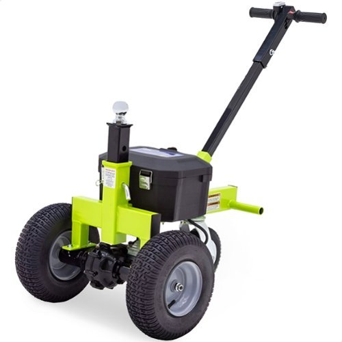 Tow Tuff - TMD-35ETD8 Adjustable 3500 Lbs Capacity Electric Trailer Dolly - Green-Front_Standard 