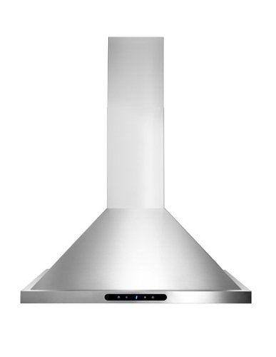 Broan - 36 inches - Convertible - Wall Range Hood - Stainless Steel-Front_Standard 