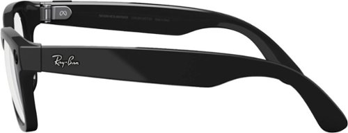 Ray-Ban Meta Wayfarer Large glasses with Meta AI, Audio, Photo, Video Compatability - Clear Lenses - Shiny Black BUY IN DUBAI