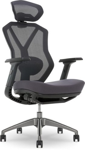 Lenovo - Legion Mesh Gaming Chair - Space Gray-Front_Standard 