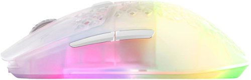 SteelSeries Aerox 3 Super Light Honeycomb Wireless RGB Optical Gaming Mouse - Wireless - Ghost Edition BUY IN EUROPE