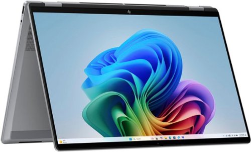 HP OmniBook X Flip 2-in-1 - Copilot+ PC - 16 2K Touch-Screen Laptop - AMD Ryzen AI 7 - 24GB Memory - 1TB SSD - Meteor Silver BUY IN DUBAI