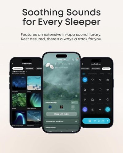 Soundcore by Anker Sleep A30 Special, Sleep Earbuds, Fall Asleep Faster with Calm Soundscapes and Smart Noise Cancelling - Lunar White WORLDWIDE DELIVERY