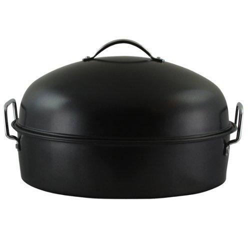 Gibson - Home Kenmar High Dome Oval Roaster Set - Black-Front_Standard 