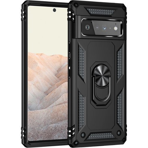 SaharaCase Kickstand with Belt Clip Case for Google Pixel 6 Pro - Black GLOBAL SHIPPING