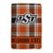 Pegasus - Oklahoma State Cowboys 66" x 95" Oversized Plaid FAN-mily Ultra Cozy Blanket - Multicolor-Front_Standard