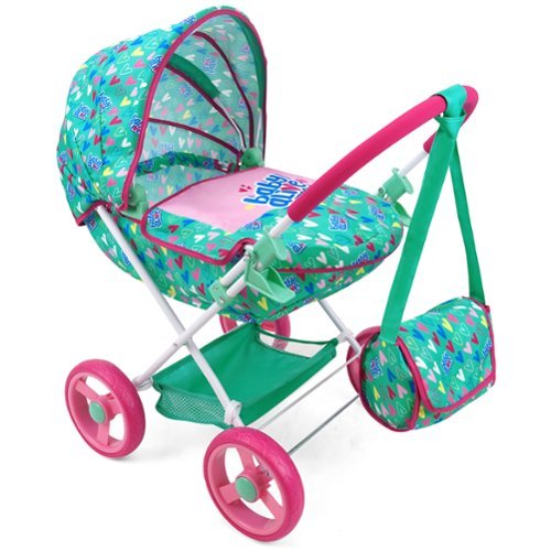509 Crew - Baby Alive: Deluxe Classic Doll Pram - Green, Pink, Hearts