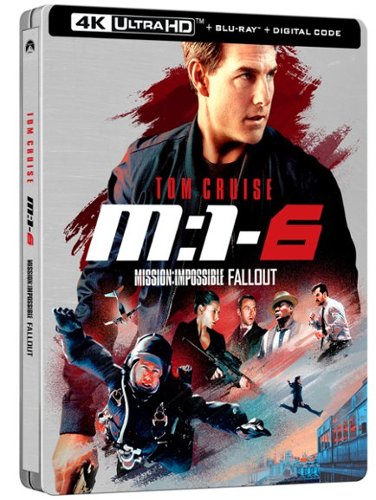 

Mission: Impossible - Fallout [SteelBook] [Includes Digital Copy] [4K Ultra HD Blu-ray/Blu-ray] [2018]