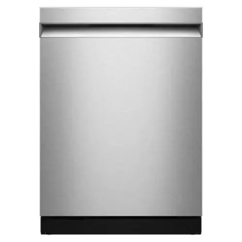 Front. KitchenAid - 24 inch Top Control Built-In Tub Dishwasher with Third Rack - PrintShield Stainless.
