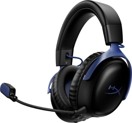 HyperX - Cloud III S Wireless Gaming Headset for PC, PS5, PS4, Nintendo Switch, Mac, and Mobile - Black/Sci-Fi Blue (Special Edition)