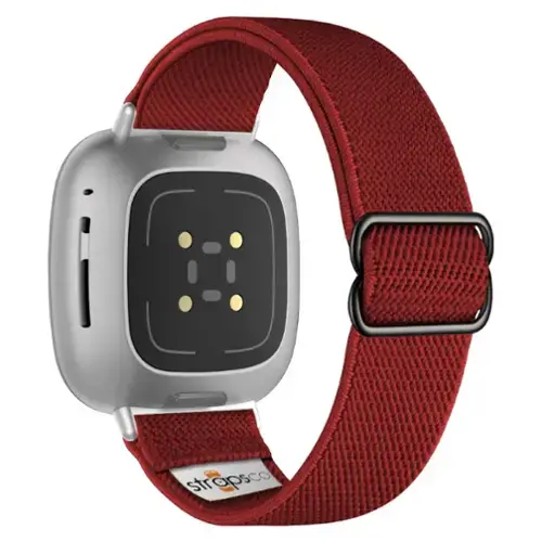 Dark Red (Silver Hardware)