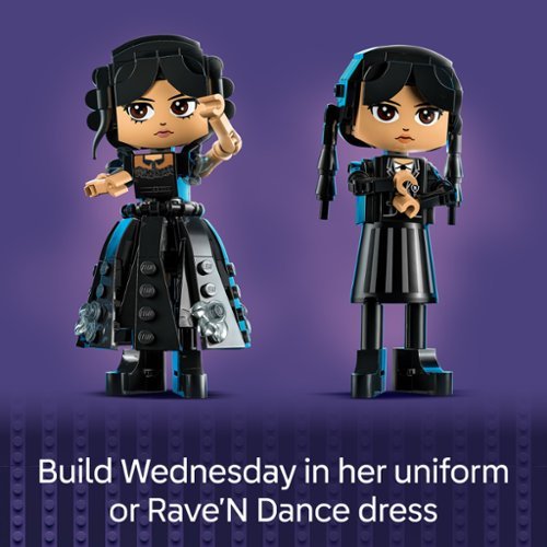 LEGO Wednesday: Wednesday Addams Figure and Buildable Toy Doll 76780 WORLDWIDE DELIVERY