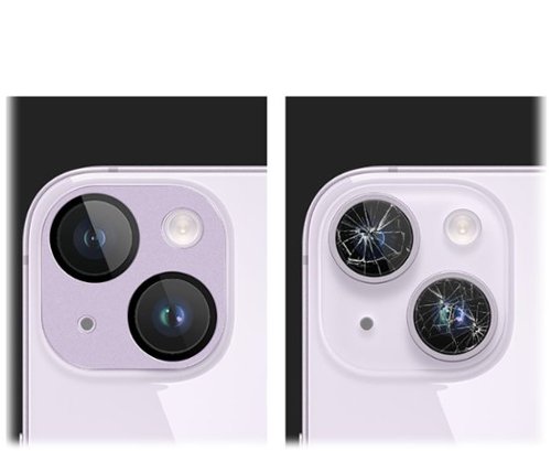 SaharaCase ZeroDamage Camera Lens Protector for Apple iPhone 14 and iPhone 14 Plus (2-Pack) - Purple GLOBAL SHIPPING