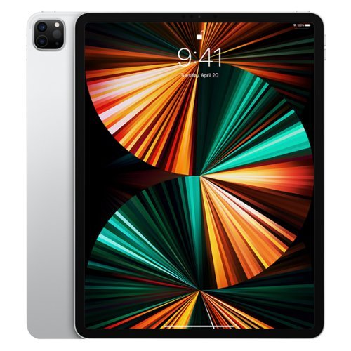 Apple - Refurbished Excellent - iPad Pro 12.9-inch (5th Gen) - 128GB - Wi‑Fi - Silver-Front_Standard 