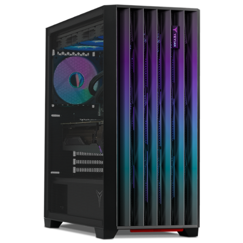 YEYIAN - Gaming PC Phoenix Mesh AMD Ryzen 7 9700X NVIDIA RTX 5070 32GB DDR5 1TB SSD - Windows 11 Home YPA-PM970XC-5701N - Black-Front_Standard 