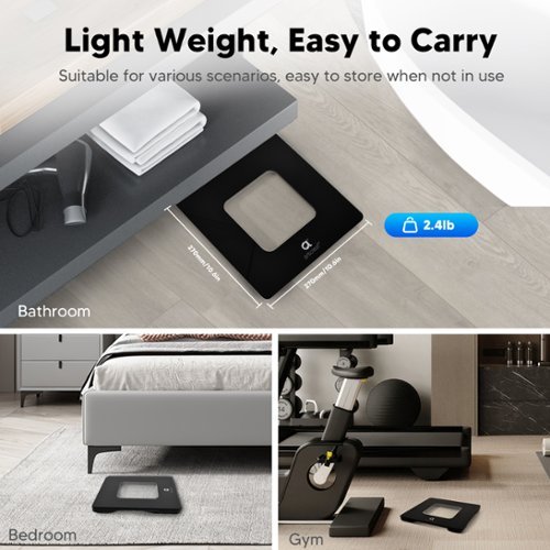 Arboleaf  weight Scale, Accurate Measurements, LED Display - Black BUY ONLINE