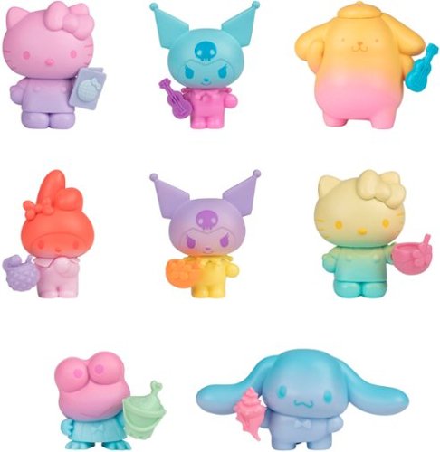 Jazwares Hello Kitty and Friends Ombre Tropical Party - 2” Figure 8-Pack (Series 3) WORLDWIDE DELIVERY