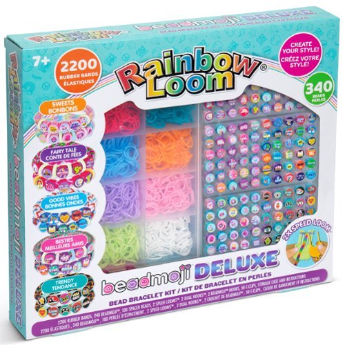 Choon's Design Rainbow Loom: Beadmoji Deluxe DIY Rubber Band & Bead Bracelet Kit HOW TO BUY