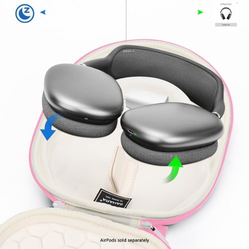SaharaCase Travel Carry Case for Apple Airpods Max - Desert Rose GLOBAL SHIPPING