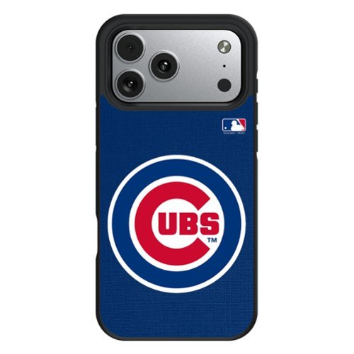 Keyscaper - MLB - Chicago Cubs Solid Design iPhone Bump Case - 16 Pro Max - Multicolor-Front_Standard 