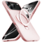 Entronix - Magnetic iPhone 17 Pro Case - Soft-Touch Liquid Silicone with Built-in Stand - Pink-Front_Standard