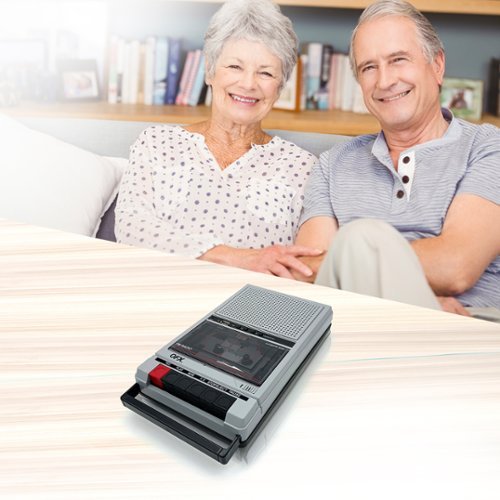 QFX Cassette Player and Recorder with Bluetooth and USB - Silver GLOBAL SHIPPING