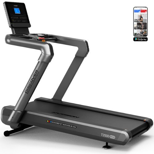 HARISON - Discover T3500 Eco Treadmill - Black-Front_Standard 