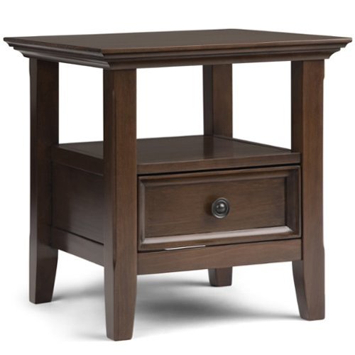Simpli Home - Amherst End Table - Natural Aged Brown-Front_Standard 