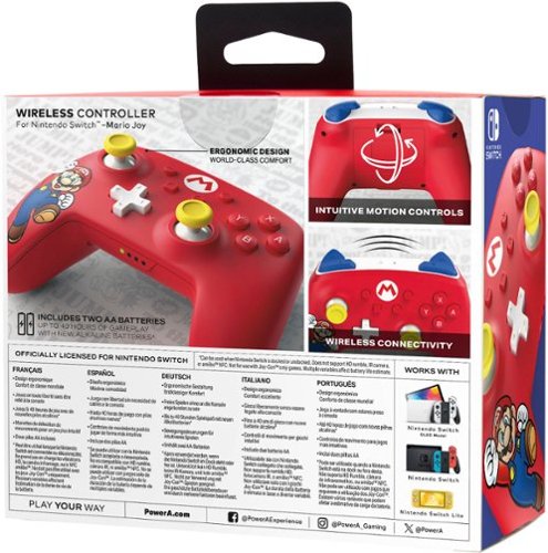 PowerA  Wireless Controller for Nintendo Switch - Mario Joy - Mario Joy BUY ONLINE