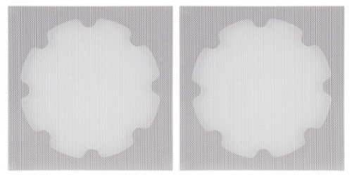 Sonance - XPC-6SQ-NT - Visual Experience Extreme 6" Medium Trimless Square Adapter with Grille (2-Pack) - Paintable White