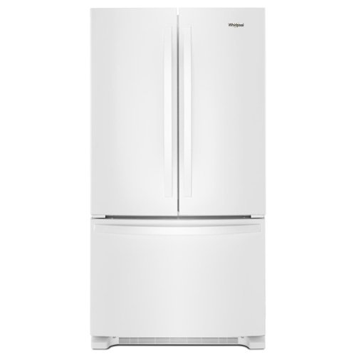  Whirlpool - 25.2 Cu. Ft. French Door Refrigerator with Internal Water Dispenser - White