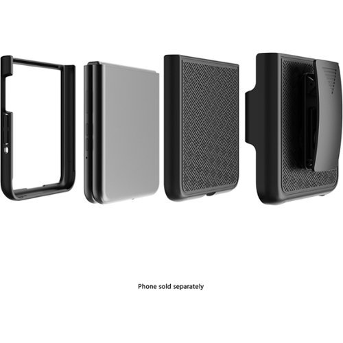 SaharaCase Venture Series with Belt Clip Hard Shell Case for Motorola Razr+ (2024) - Scorpion Black HOW TO BUY
