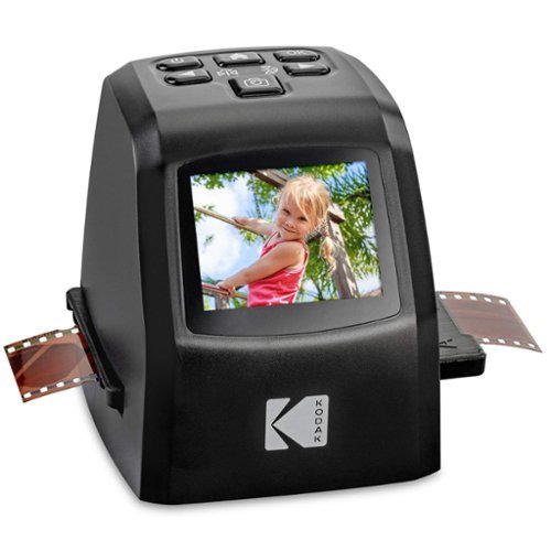 Kodak - Mini Digital Film & Slide Scanner  Converts Film Negatives & Slides to 22 Megapixel JPEG Images  2.4 LCD Screen