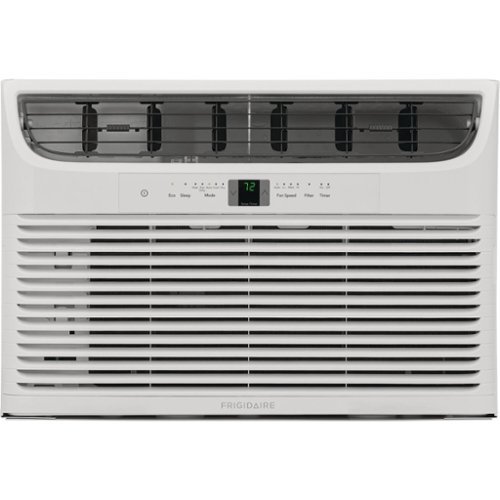 Frigidaire - 350 Sq. Ft. 8,000 BTU Window Air Conditioner with 3,500 BTU Heater - White-Front_Standard 
