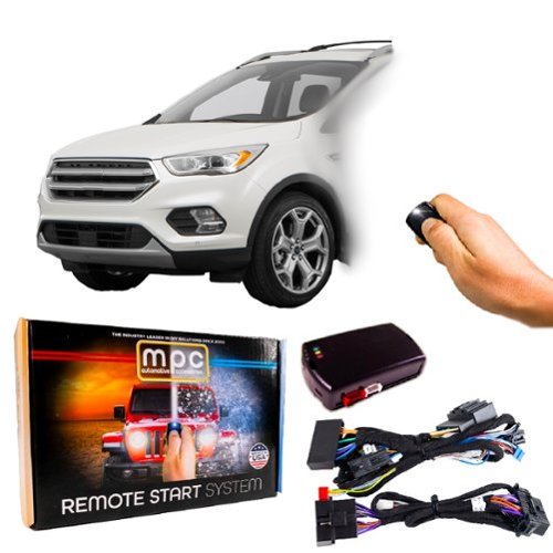 MPC - Plug & Play Factory Remote Activated Remote Start Kit For 2017-2019 Ford Escape - Black-Front_Standard 