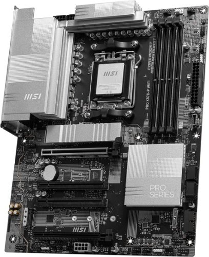 MSI PRO X870-P WIFI (Socket AM5) AMD X870 ATX DDR5 Wi-Fi 7 Motherboard - Black SHOP ONLINE