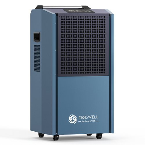 Moiswell - 190 Pints Portable Commercial Dehumidifier with Pump Industrial Heavy Duty Moisture Removal Dehumidifiers for Basements-Front_Standard 