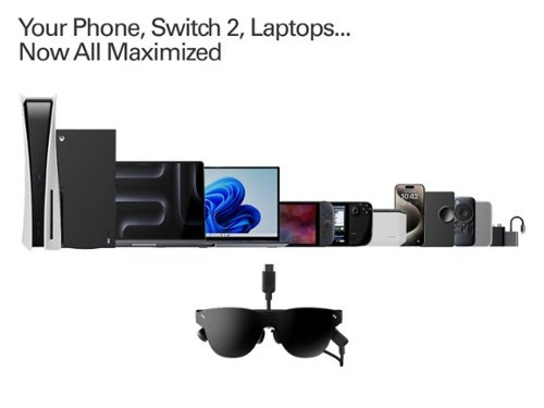 RayNeo Air 4 Pro AR/XR Smart Glasses with HDR10 Display - Black BUY ONLINE