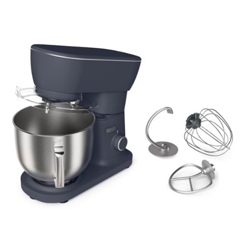 Bella - STIR 5.3-qt. Tilt-Head Stand Mixer - Denim-Front_Standard 