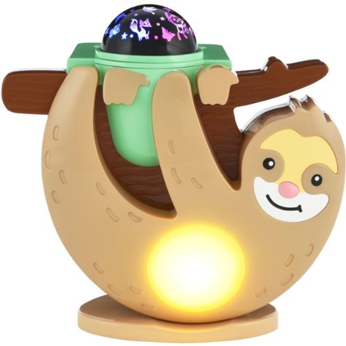 Project Nursery Sleepy Sloth Sound Soothing Crib Projector - Multi GLOBAL SHIPPING